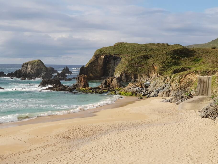 playa de la aldea de valdoviño