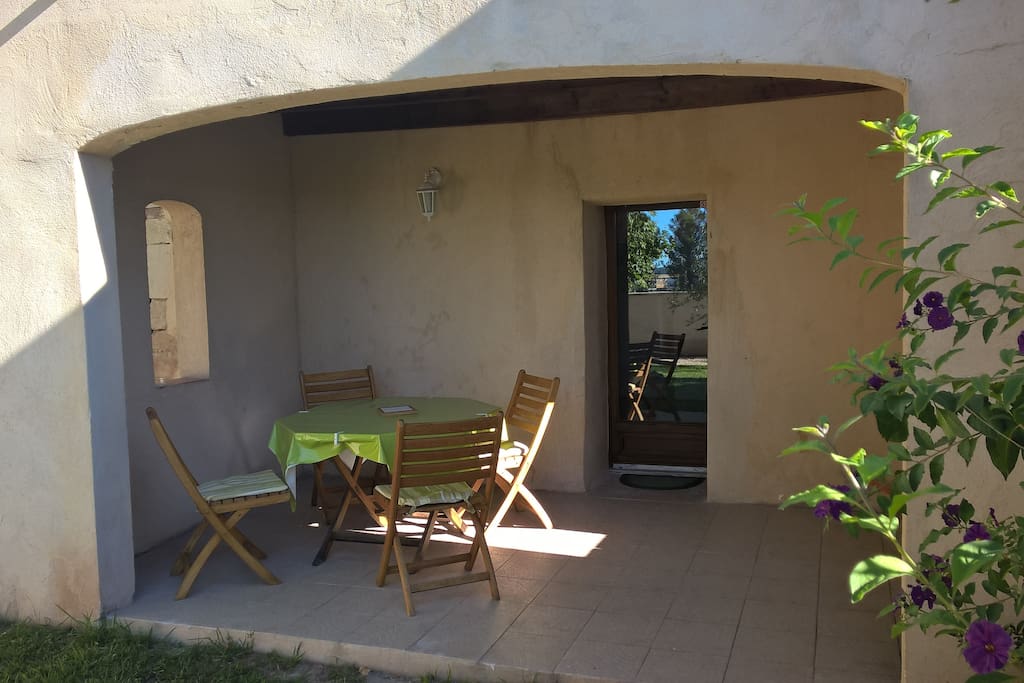 la terrasse couverte