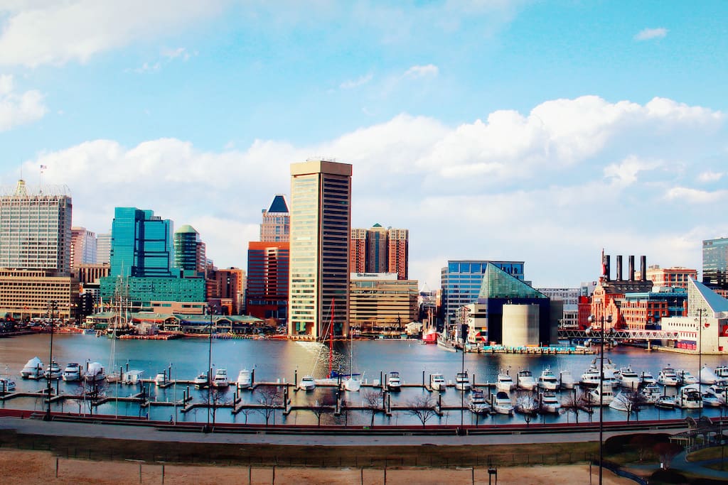 The Inner Harbor had shopping, dining and nightly entertainment