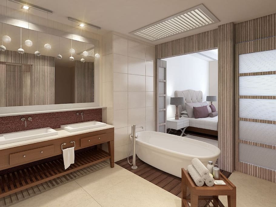 Master bathroom