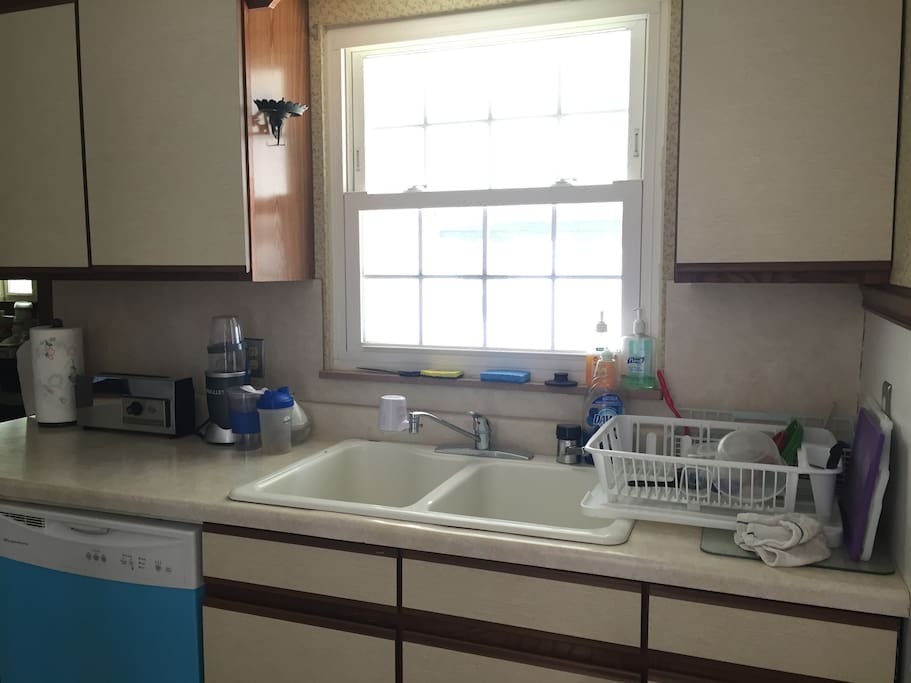 water filter ... disposal ... dishwasher ... toaster ...