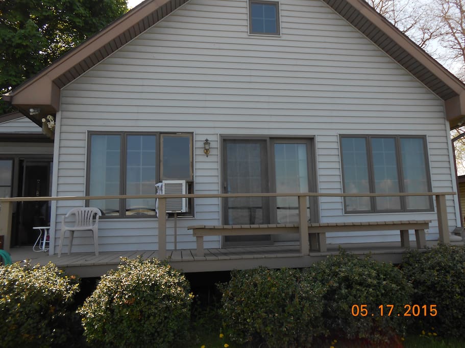 back of the cottage