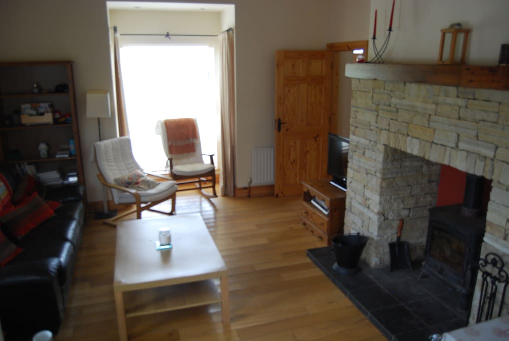 Our spacious living room.