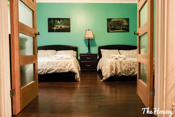 חדר שינה 4 - מיטה זוגית/בגודל מלא - 2 מיטות