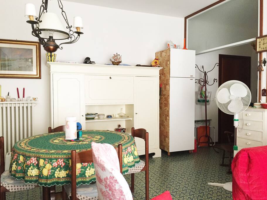 Entrance and living room