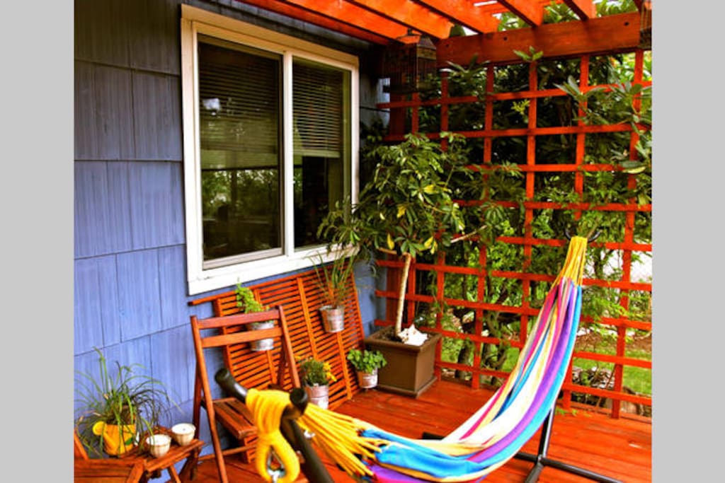 Inviting porch