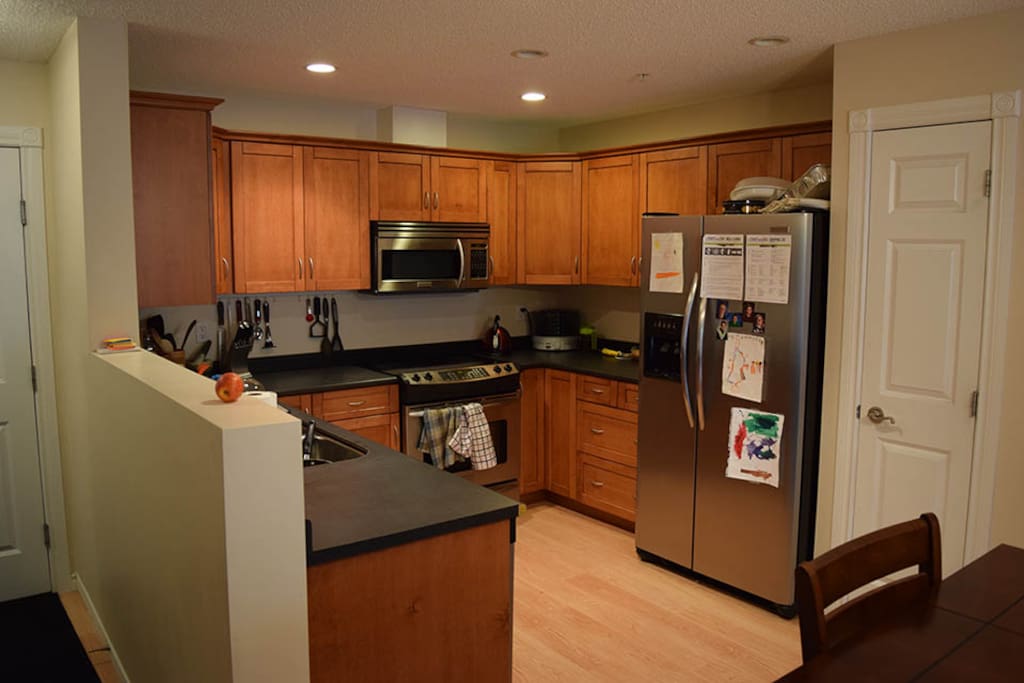 Open concept layout - Kitchen