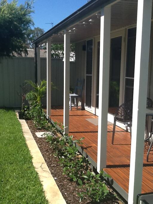 Outdoor verandah