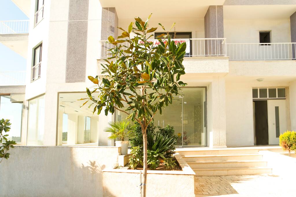 Entrance of the residence