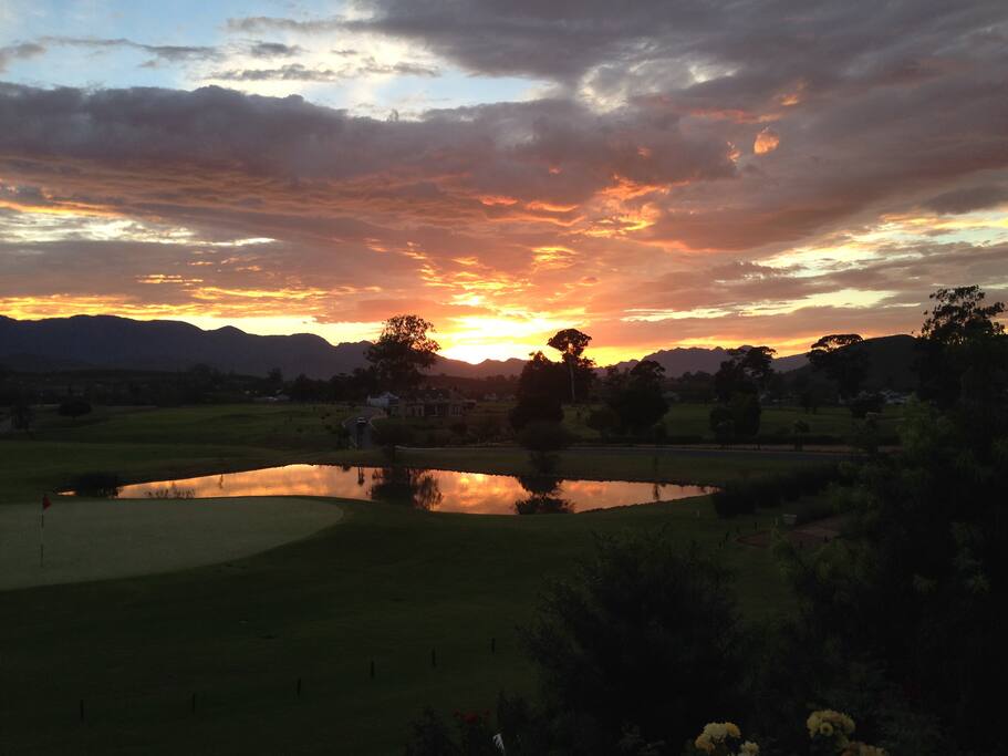 Sun rise from room 18th