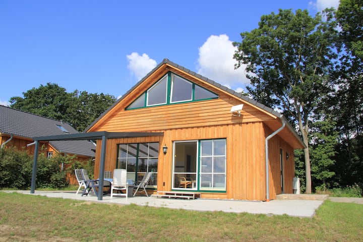 Modern house directly on the Baltic Sea
