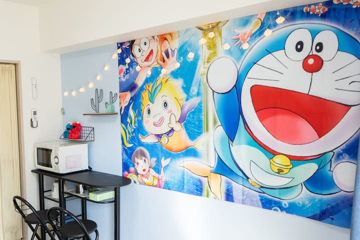 Lucky Star名古屋主题民宿 名古屋高岛屋 名铁百货 步行仅需7分钟 703 1 Bedroom 1 Bathroom Apartment Nishi Ward Nagoya Japan