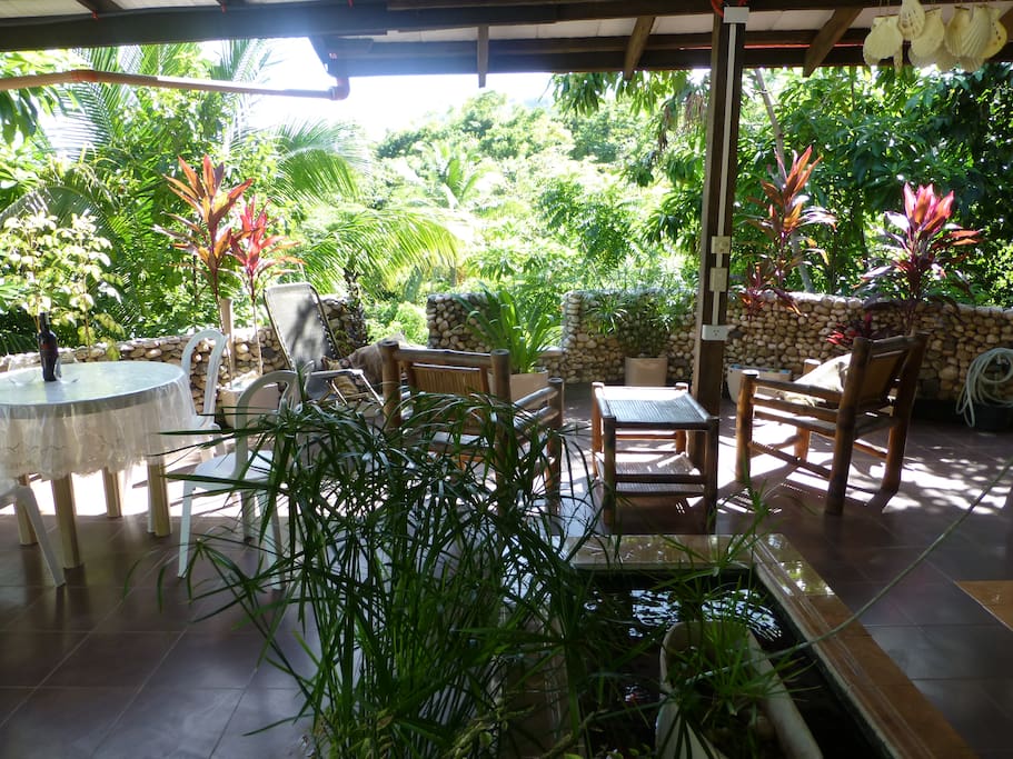Spacious private deck spaces