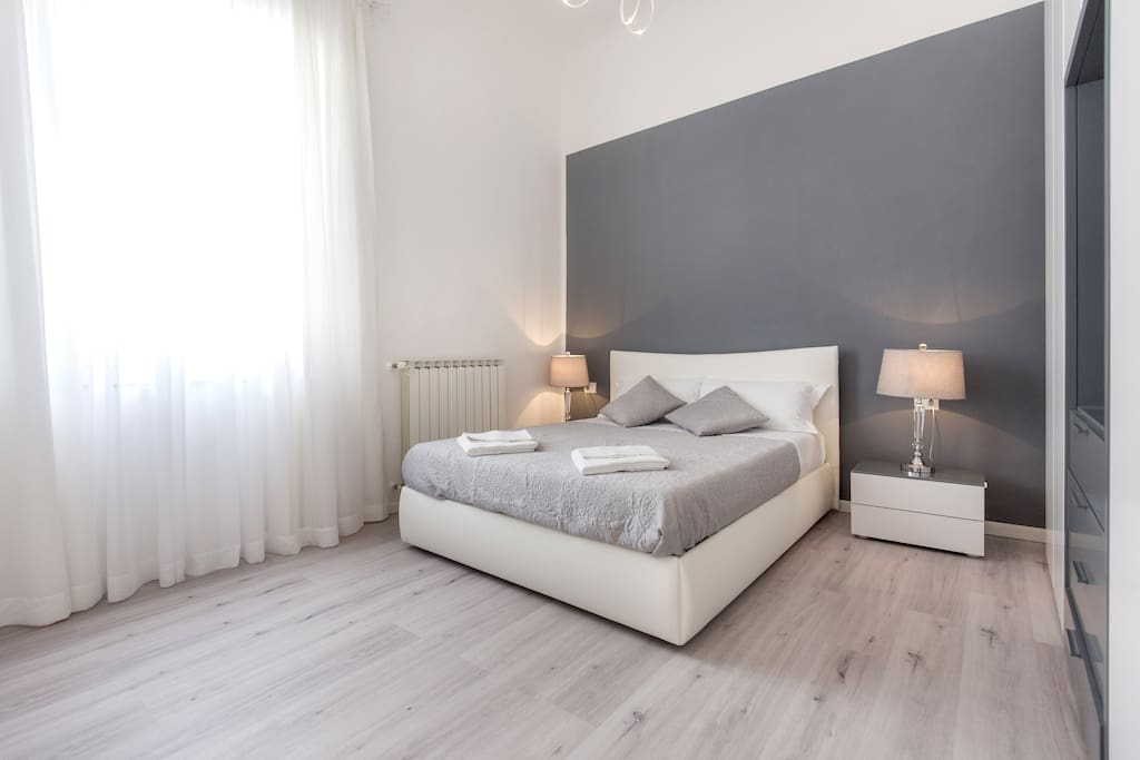 View of the bedroom from its entrance