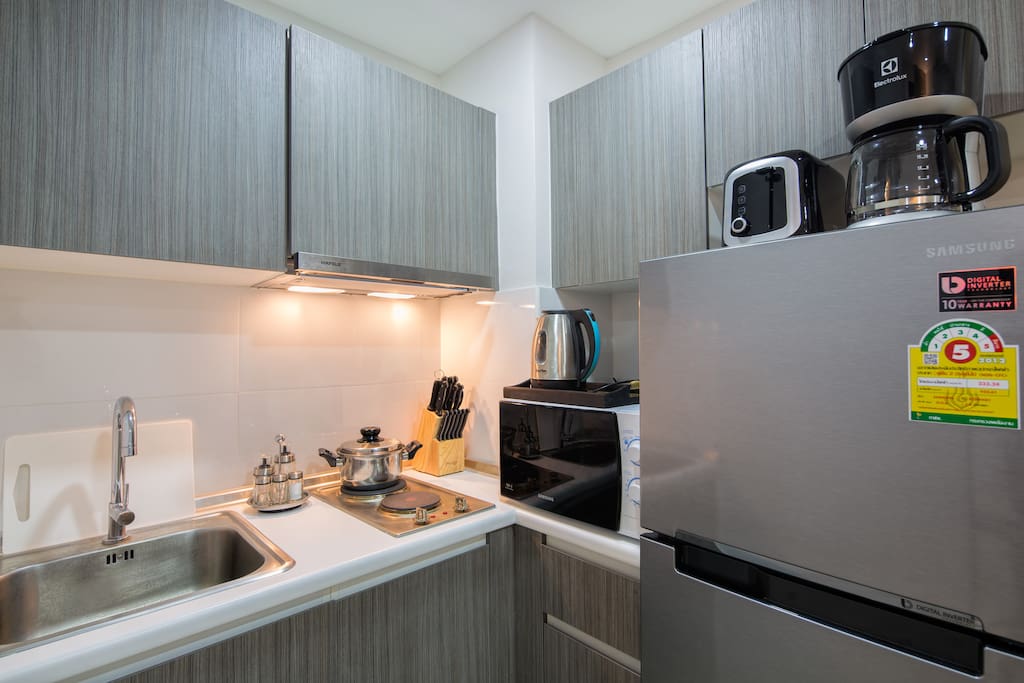 Fully equipped kitchen with everything you might need on your holidays!