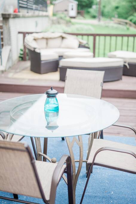 Enjoy the Mississippi Views from the Patio!