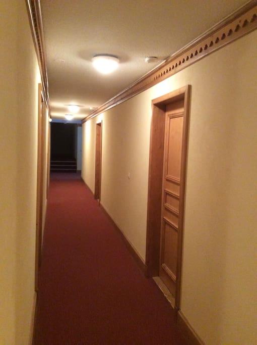 le couloir de la résidence