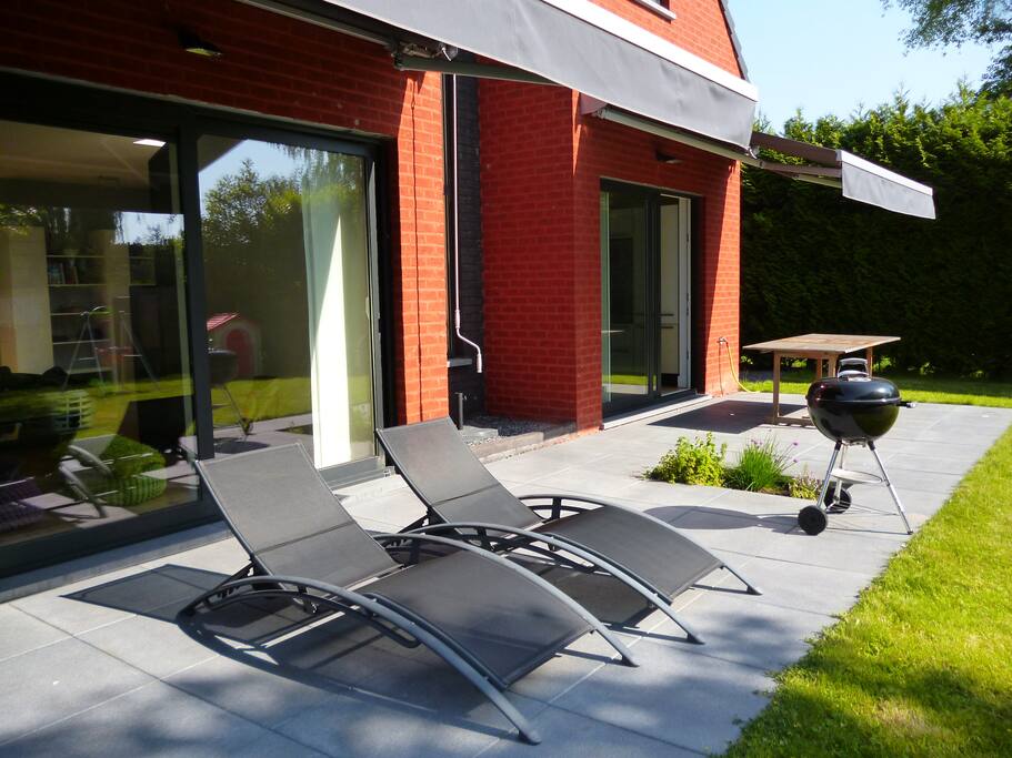 Terrasse de 30 m2, très agréable!