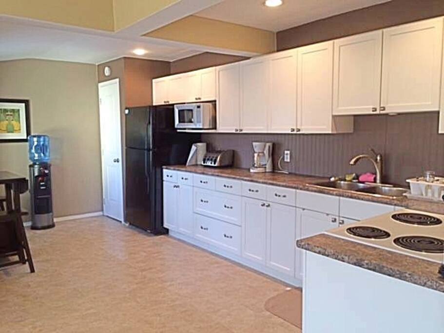bright and airy kitchen space