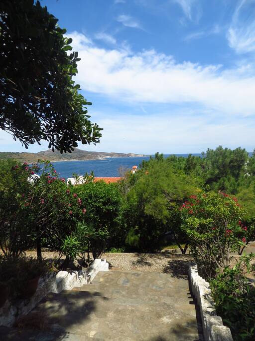 Villa Le Petit Troc - vue de la terrasse