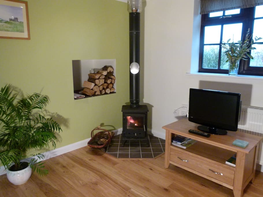 Wood burner - really cosy in the winter!