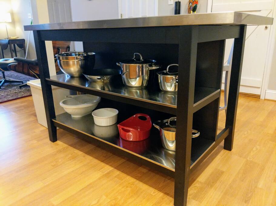 Fully stocked kitchen