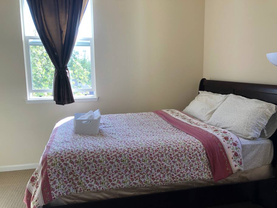 Comfy double bed