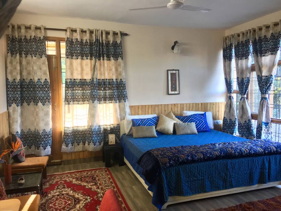 The luxurious bedroom