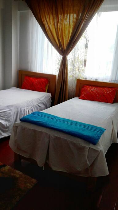 Second bedroom with twin beds
