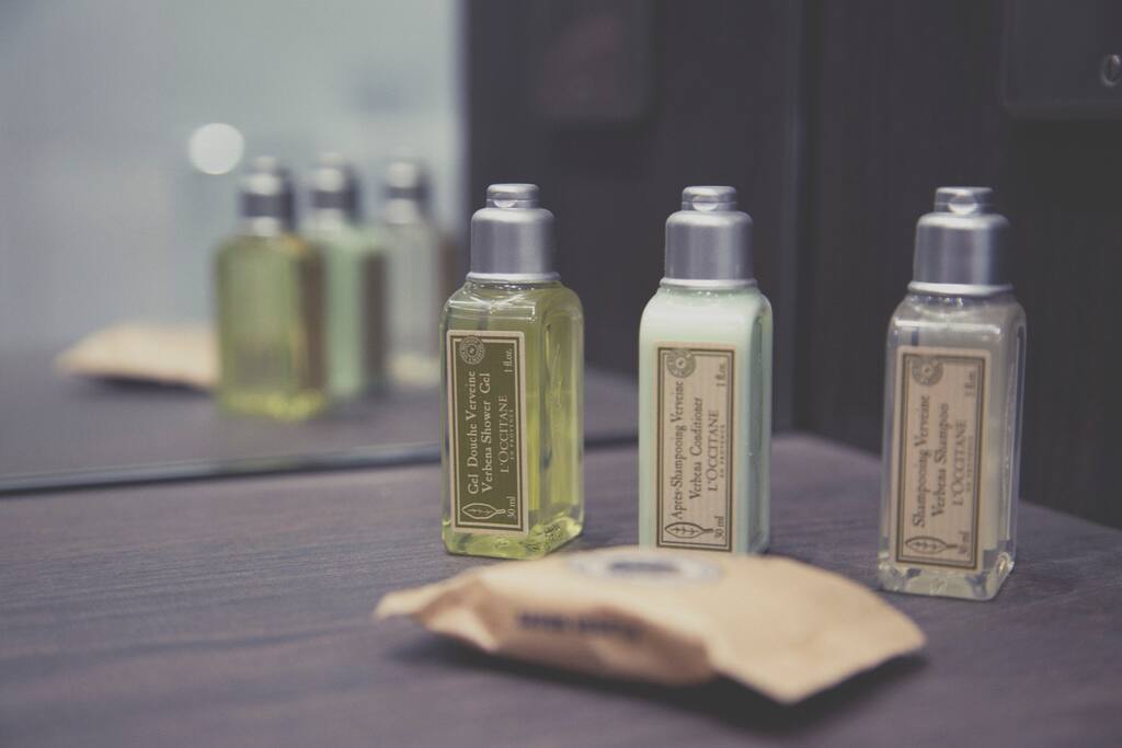 L'Occitane designer toiletries