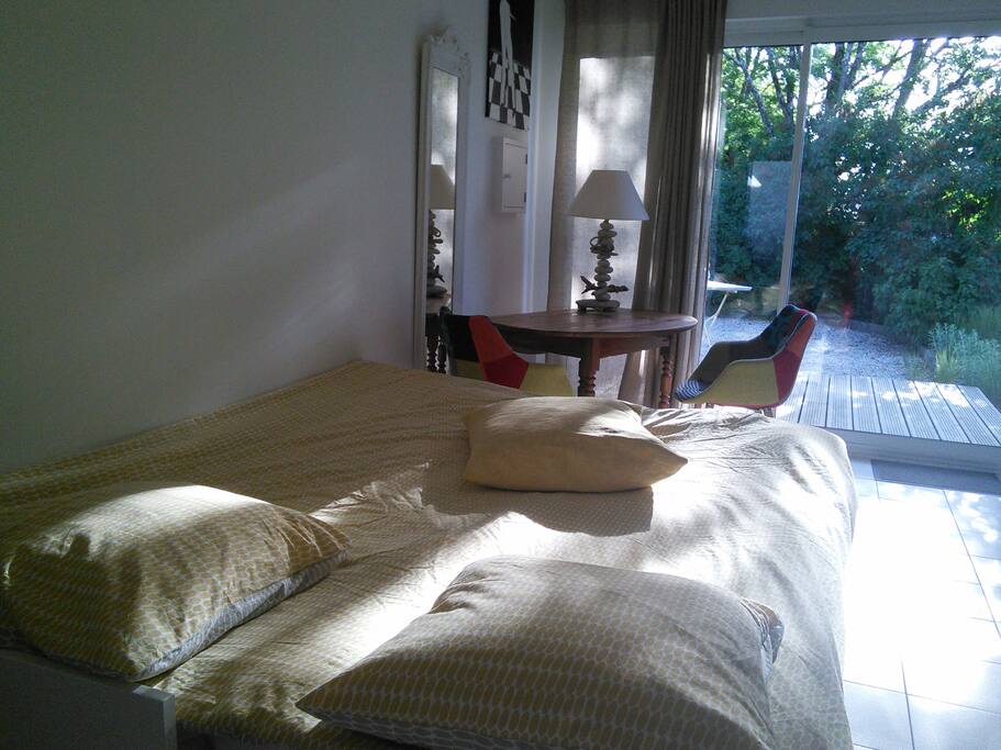 Le lit en format deux places