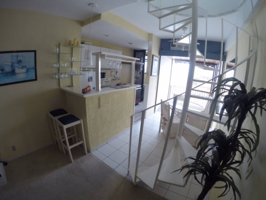 STAIRS & KITCHEN