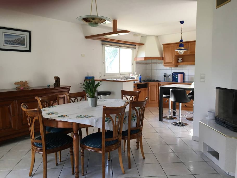 Séjour et cuisine