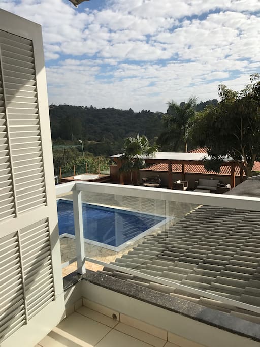 Vista de uma das suítes