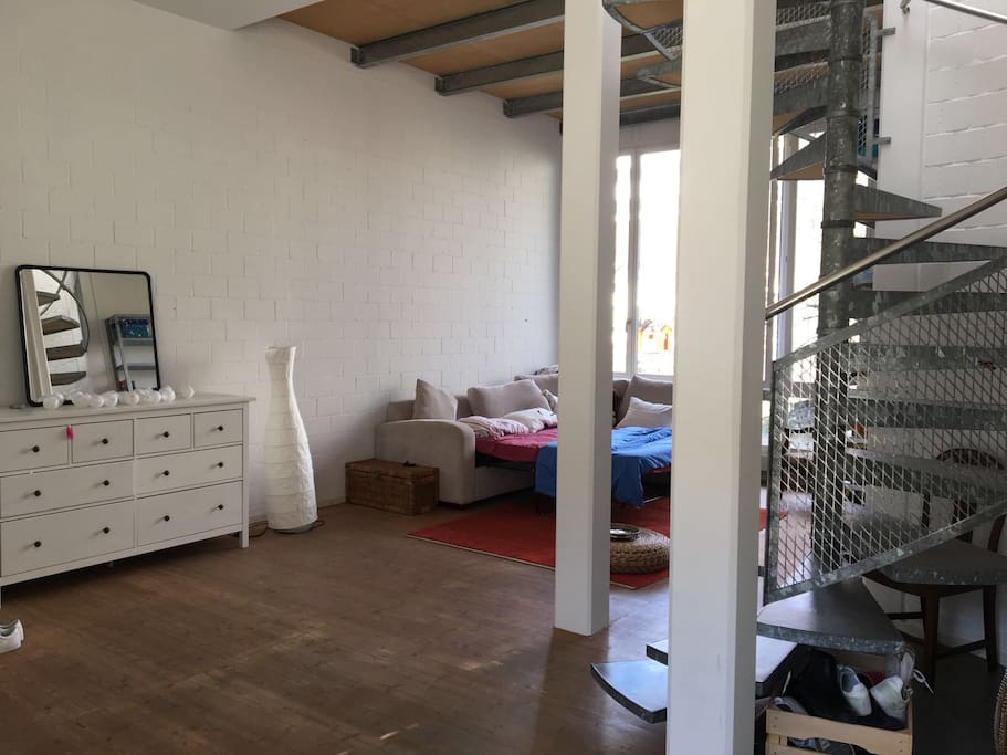 living and sleeping room