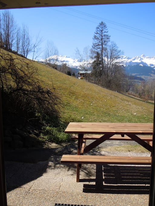 Vue sur les Aravis