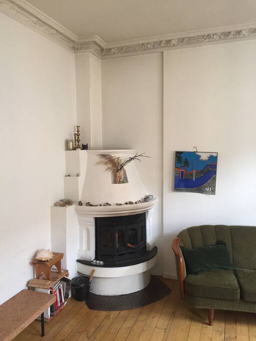 Living room: fire place