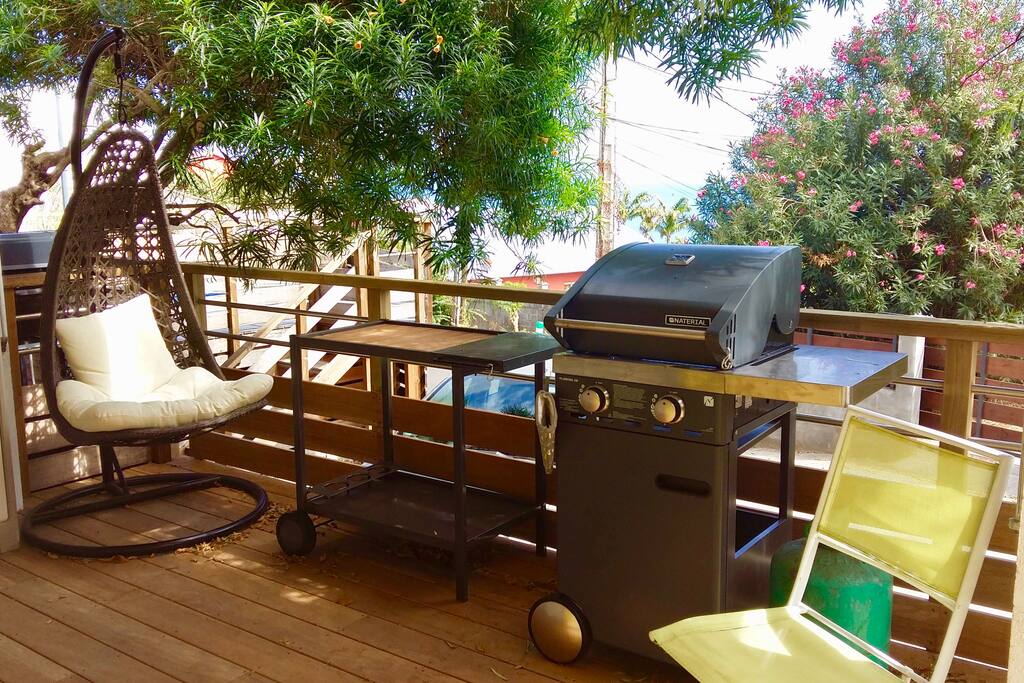 Terrasse en bois tropical
