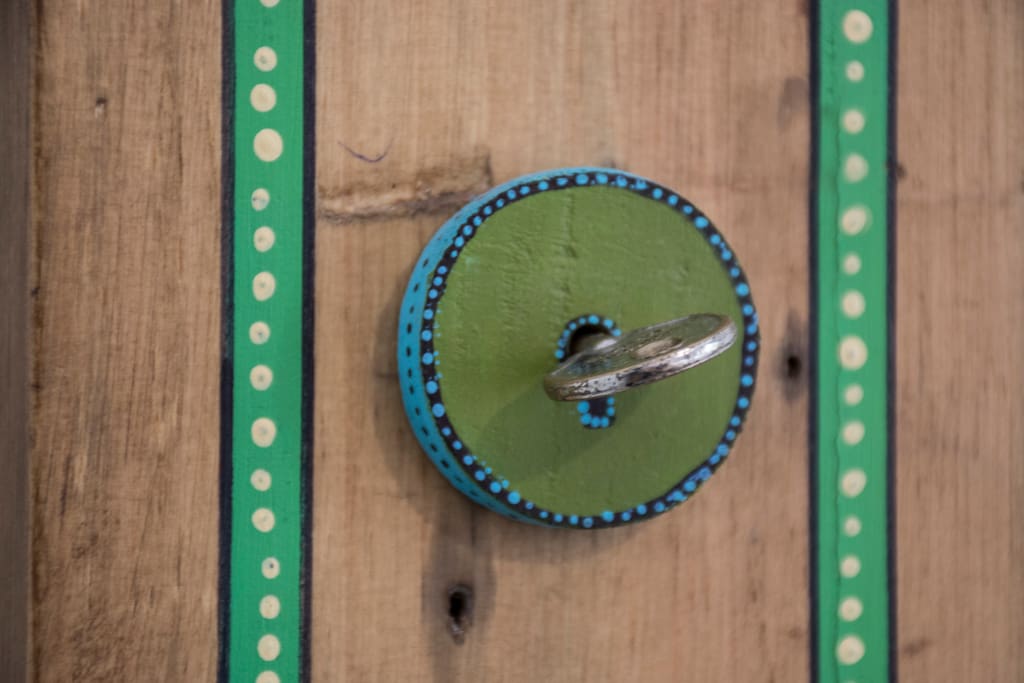 detail of a lamp