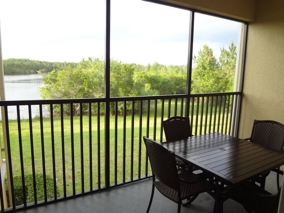 Balcony with Lake view