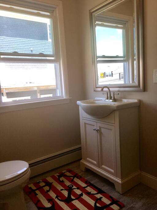Spacious, Clean Bathroom.