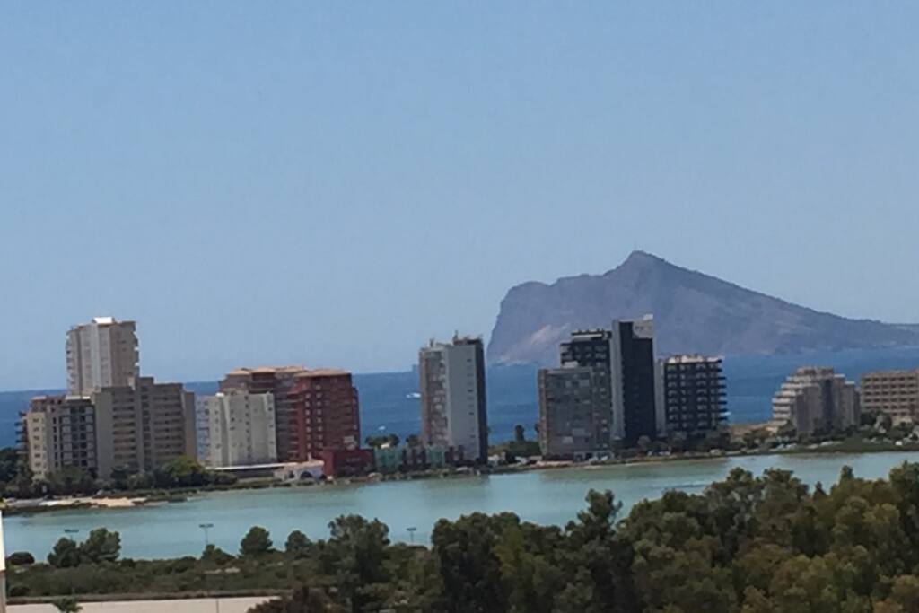 Vista a la Salina del balcón