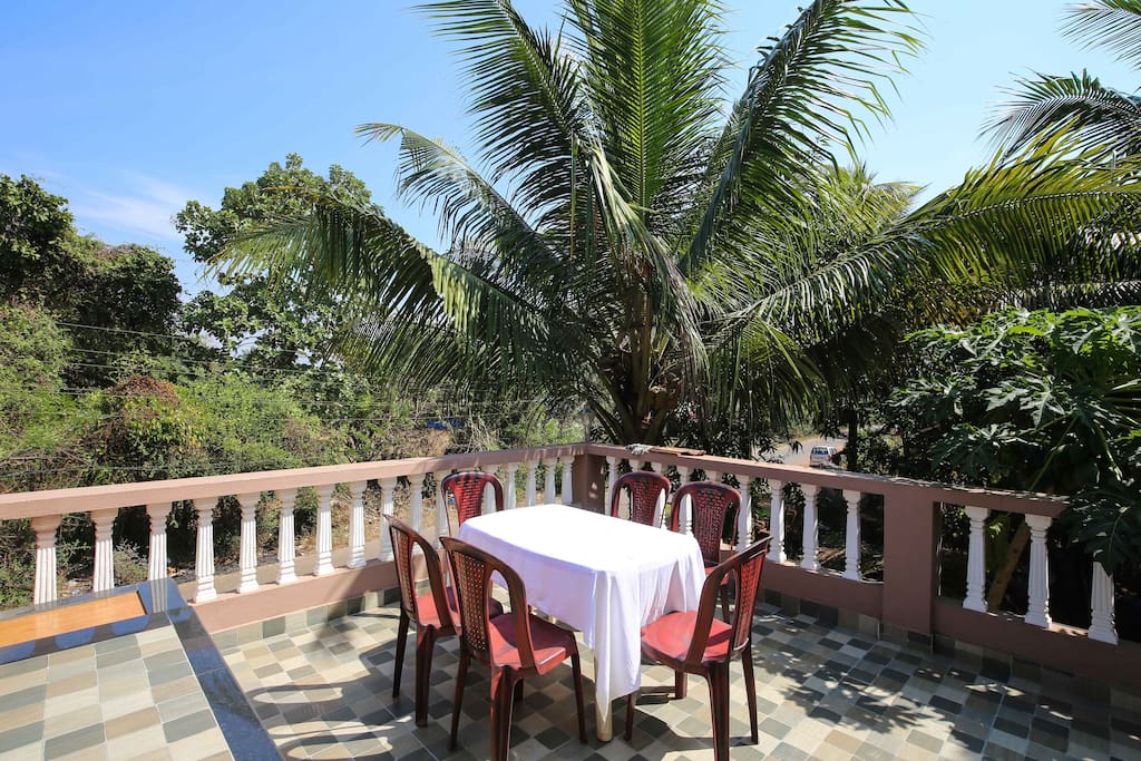 Open terrace to chill out with drinks and take in some fresh air