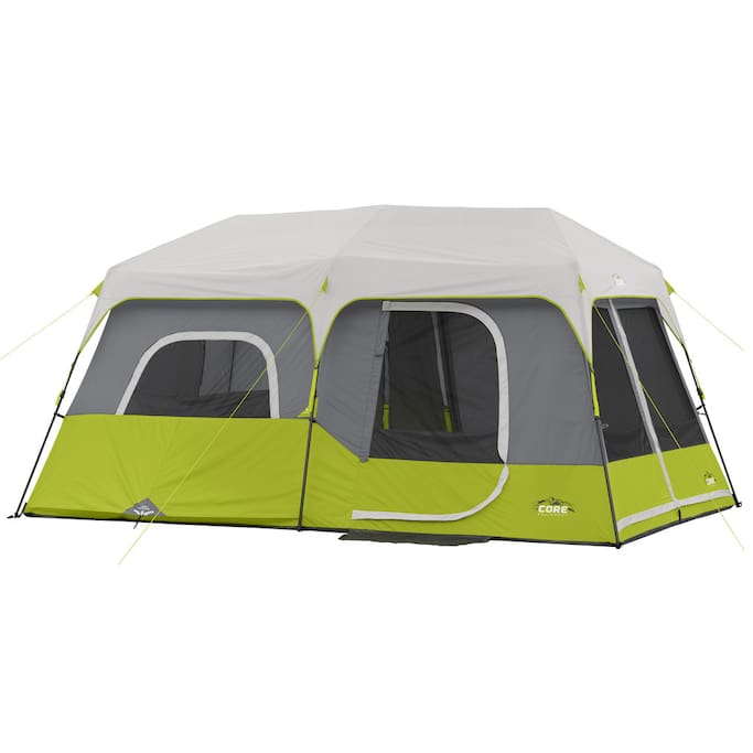 This is your tent, sleeps 9, or you can have it as a Cabin for two.