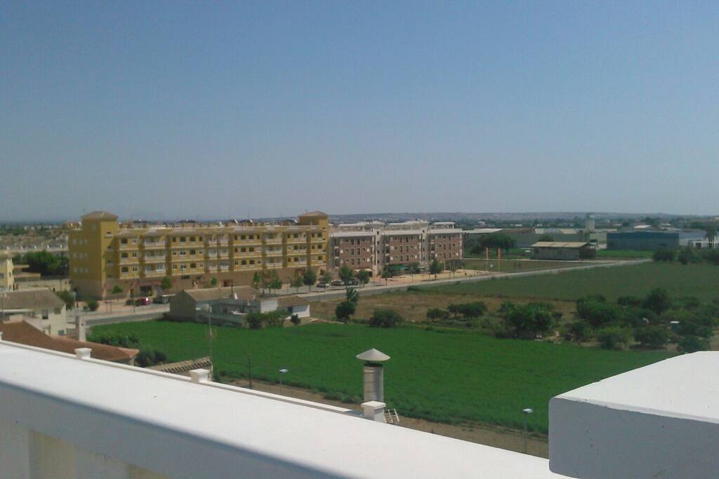 Fantásticas vistas desde la terraza.