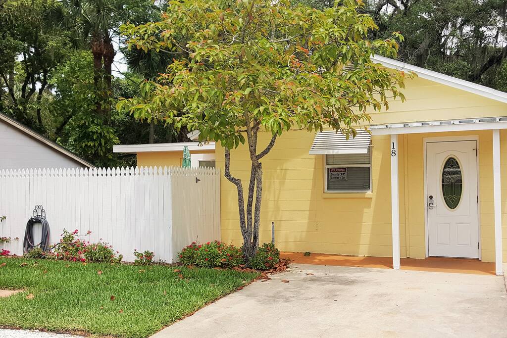 Front of the cottage