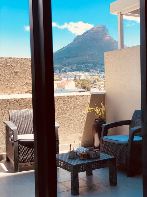 Patio with views