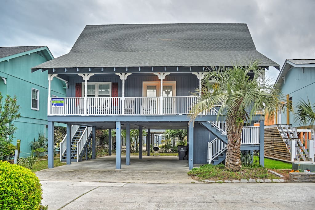 Up to 10 lucky guests can sleep in this charming beach abode!