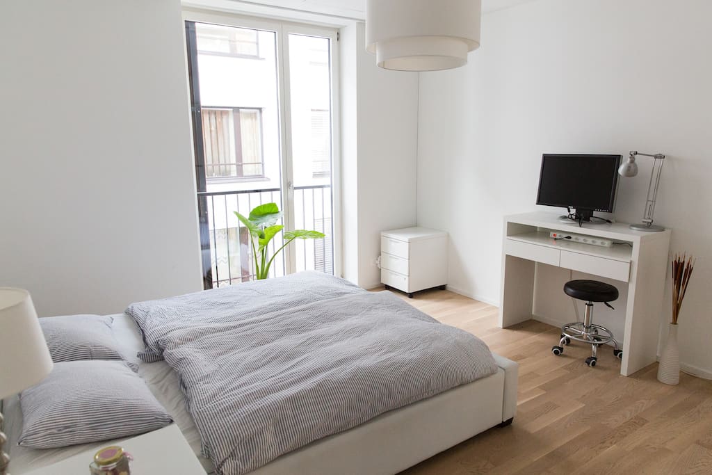 Your bedroom with a working desk