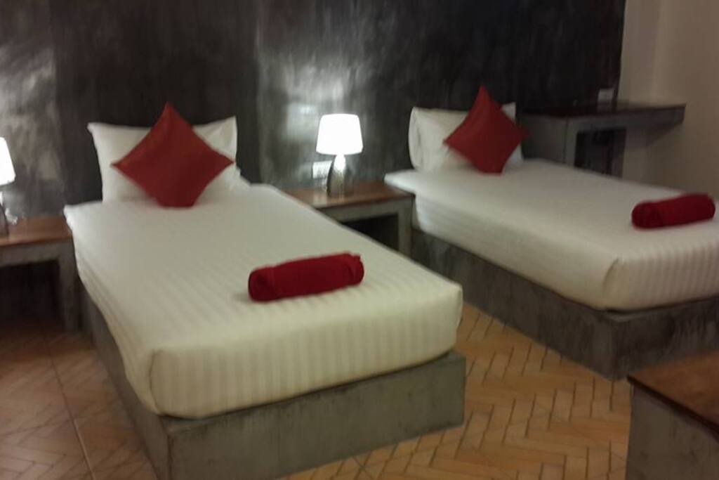 Twin bed for friend.